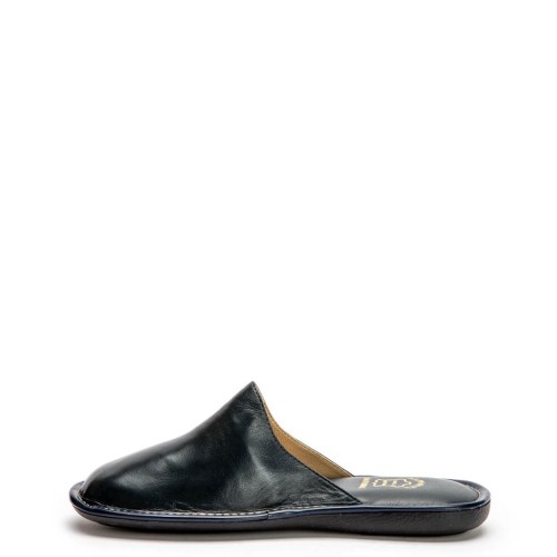 A6230BL Men's Leather Anatomical Slippers FAME Blue A6230BL Men's Leather Anatomical Slippers FAME Blue