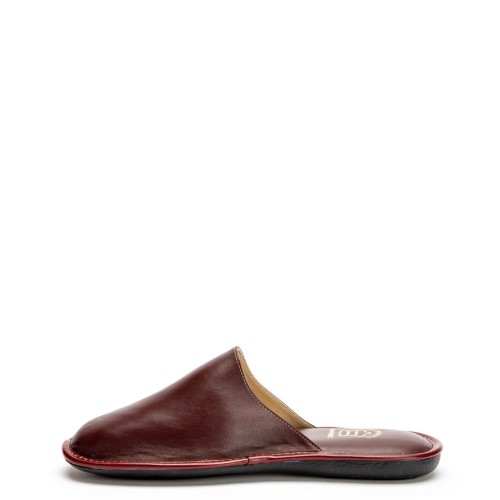 A6230BO Men's Leather Anatomical Slippers FAME Bordeaux A6230BO Men's Leather Anatomical Slippers FAME Bordeaux