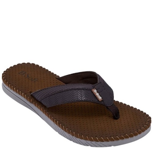 A627BR Men's Flip Flop B-SOFT Brown A627BR Men's Flip Flop B-SOFT Brown