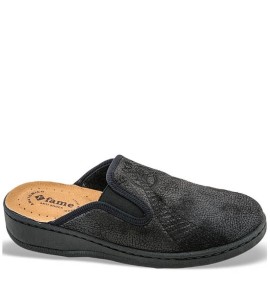 A6411B Ανδρική Ανατομική Παντόφλα FAME Black A6411B Ανδρική Ανατομική Παντόφλα FAME Black