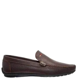 A643BR  Men's Leather Moccasins ZAK  Brown