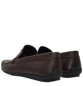 A643BR  Men's Leather Moccasins ZAK  Brown