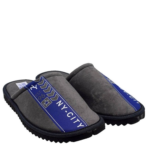 A6507GR  Men's Slippers FAME Grey A6507GR  Men's Slippers FAME Grey
