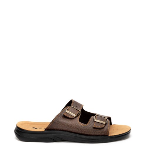 A651BR Men's Anatomical Slippers X-FEET Brown A651BR Men's Anatomical Slippers X-FEET Brown