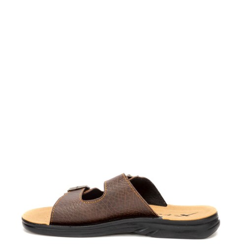 A651BR Men's Anatomical Slippers X-FEET Brown A651BR Men's Anatomical Slippers X-FEET Brown
