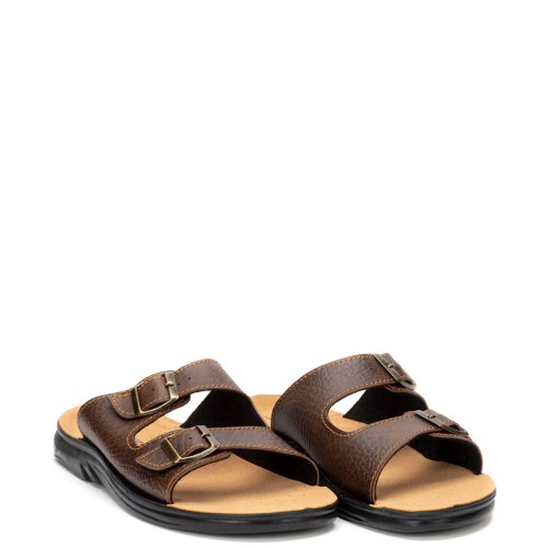 A651BR Men's Anatomical Slippers X-FEET Brown A651BR Men's Anatomical Slippers X-FEET Brown