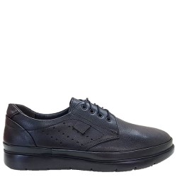 A6526B Men's LeatherComfort Shoes ZAK Black