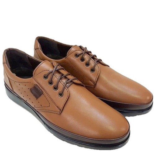 A6526T Men's Leather Comfort Shoes ZAK Tan A6526T Men's Leather Comfort Shoes ZAK Tan