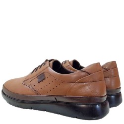 A6526T Men's Leather Comfort Shoes ZAK Tan