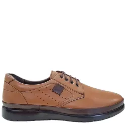 A6526T Ανδρικό Δερμάτινο Comfort ZAK Ταμπά
