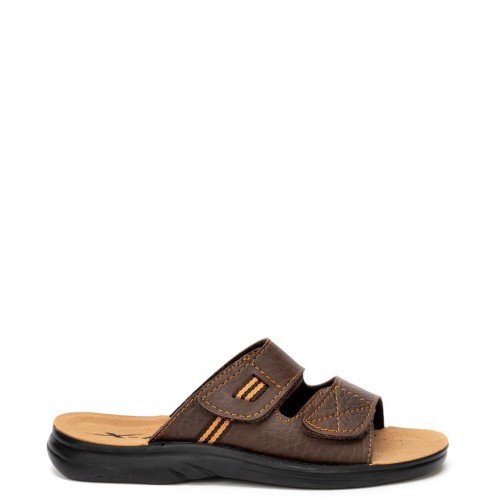 A652BR Men's Anatomical Slippers X-FEET Brown A652BR Men's Anatomical Slippers X-FEET Brown