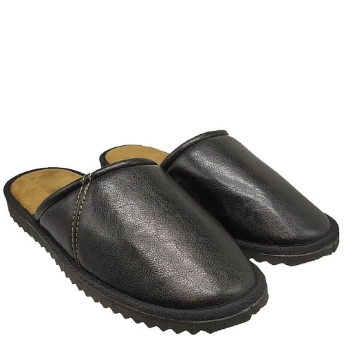 A6532B Men's Slippers FAME Black A6532B Men's Slippers FAME Black