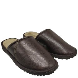 A6532BR Men's Slippers FAME Brown