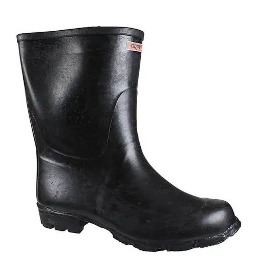 A6539B  Work Knee Boots Black