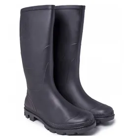 A6541B Ιταλικές Γαλότσες Εργασίας Γόνατου Μαύρο