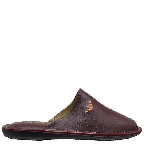 A6558BO Men's Leather Anatomical Slippers FAME Bordeaux A6558BO Men's Leather Anatomical Slippers FAME Bordeaux