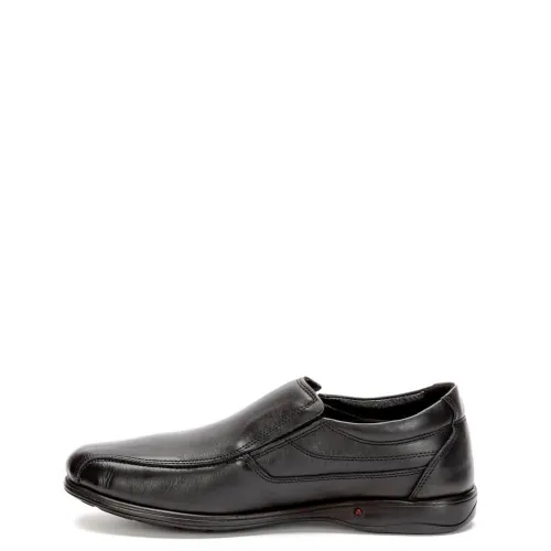 A6576B Ανδρικό Δερμάτινο Comfort GALE Μαύρο