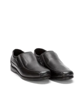 A6576B Ανδρικό Δερμάτινο Comfort GALE Μαύρο
