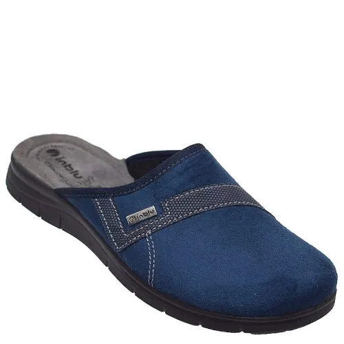 A6584BL Men's Anatomical Slippers INBLU Blue A6584BL Men's Anatomical Slippers INBLU Blue
