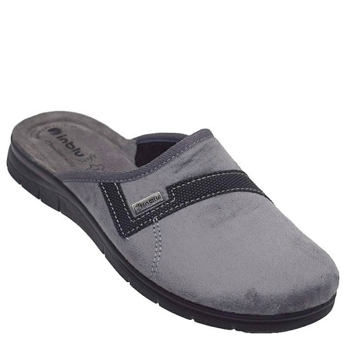 A6584GR Men's Anatomical Slippers INBLU Grey A6584GR Men's Anatomical Slippers INBLU Grey