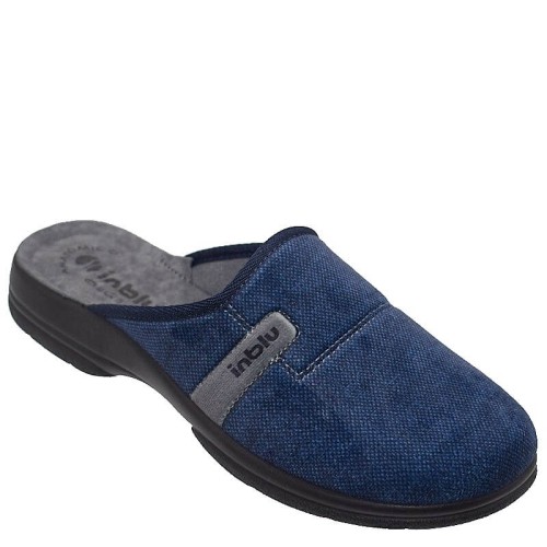 A6585BL  Men's Anatomical Slippers INBLU Blue A6585BL  Men's Anatomical Slippers INBLU Blue