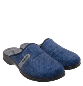 A6585BL Ανδρική Ανατομική Παντόφλα INBLU Μπλε