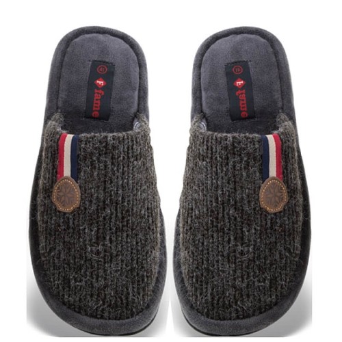 A6591GR Men's Slippers FAME Grey A6591GR Men's Slippers FAME Grey
