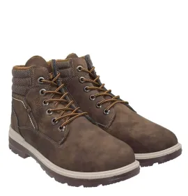 A6604BR Ανδρικό Μποτάκι TENDENZ Καφέ