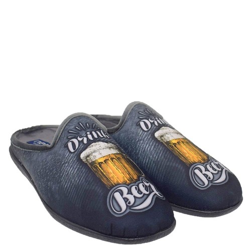 A6608GR Men's Slippers FAME Grey A6608GR Men's Slippers FAME Grey