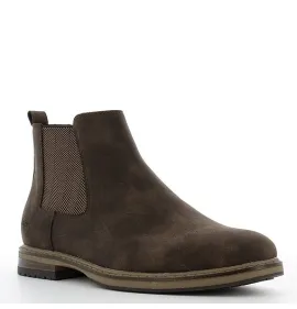 A6611BR  Ανδρικό Μποτάκι  LEE COOPER Καφέ