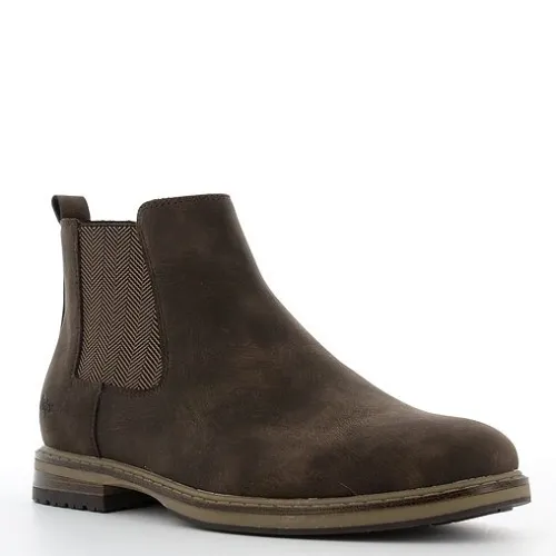 A6611BR  Ανδρικό Μποτάκι  LEE COOPER Καφέ