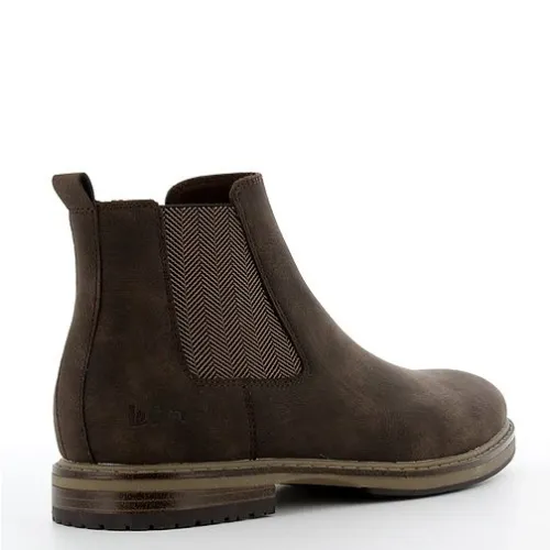 A6611BR  Ανδρικό Μποτάκι  LEE COOPER Καφέ