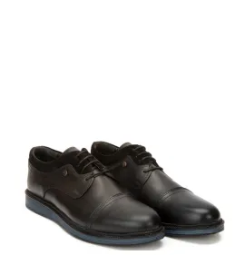 A6622-1B Men's Leather Loafers GALE  Black