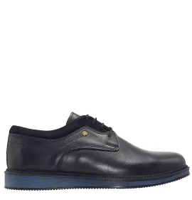 A6622B Men's Leather Anatomical GALE  Black