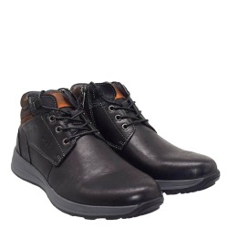 A6623B Men's Leather Boots GALE Black