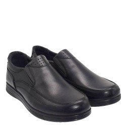 A6624B Men's Leather Comfort Shoes GALE Black