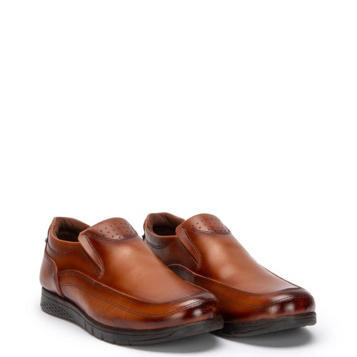 A6624T Men's Leather Comfort Shoes GALE Tan A6624T Men's Leather Comfort Shoes GALE Tan