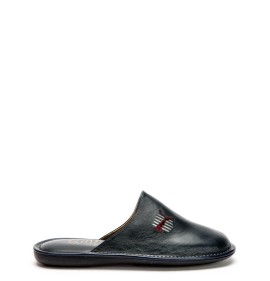 A6627BL Men's Leather Anatomical Slippers Fame Blue A6627BL Men's Leather Anatomical Slippers Fame Blue