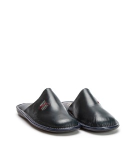 A6627BL Men's Leather Anatomical Slippers Fame Blue A6627BL Men's Leather Anatomical Slippers Fame Blue