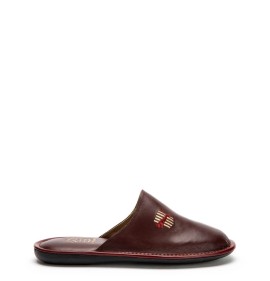 A6627BO Men's Leather Anatomical Slippers FAME Burgundy A6627BO Men's Leather Anatomical Slippers FAME Burgundy