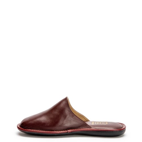 A6627BO Men's Leather Anatomical Slippers FAME Burgundy A6627BO Men's Leather Anatomical Slippers FAME Burgundy