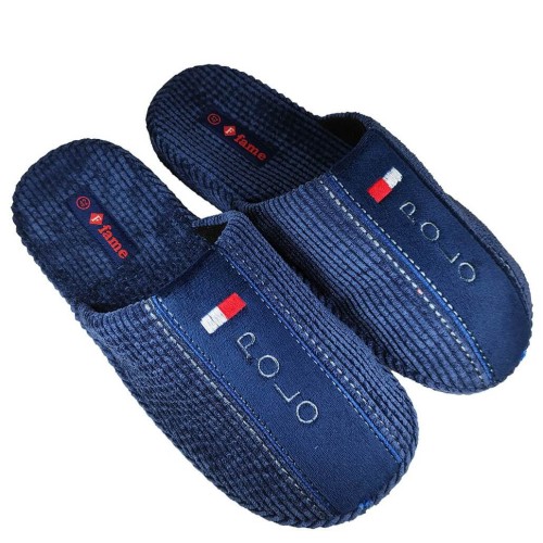 A6632BL Men's Slippers FAME Blue A6632BL Men's Slippers FAME Blue