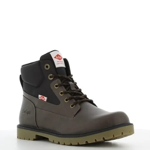 A6635BR Ανδρικό Μποτάκι  LEE COOPER Καφέ