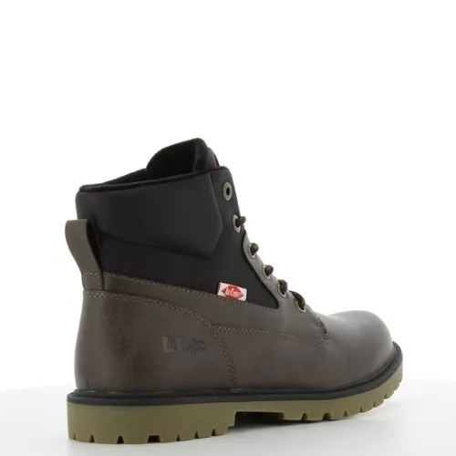 A6635BR Ανδρικό Μποτάκι  LEE COOPER Καφέ