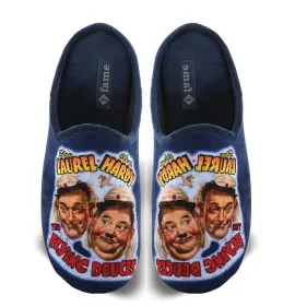 A6637BL Ανδρική Παντόφλα FAME Μπλε