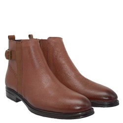 A6639T Men's Leather Boots GALE Tan