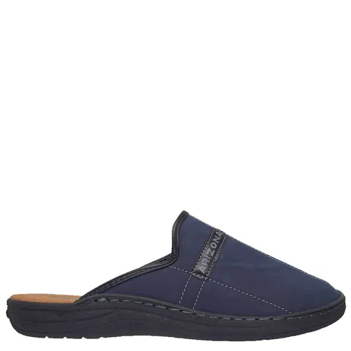 A6643BL Men's Slippers ARIZONA Blue A6643BL Men's Slippers ARIZONA Blue