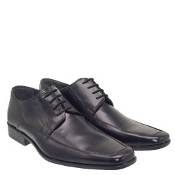 A6644B Men's Leather Dress Shoes Black