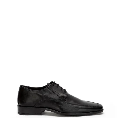 A6644B Men's Leather Dress Shoes Black