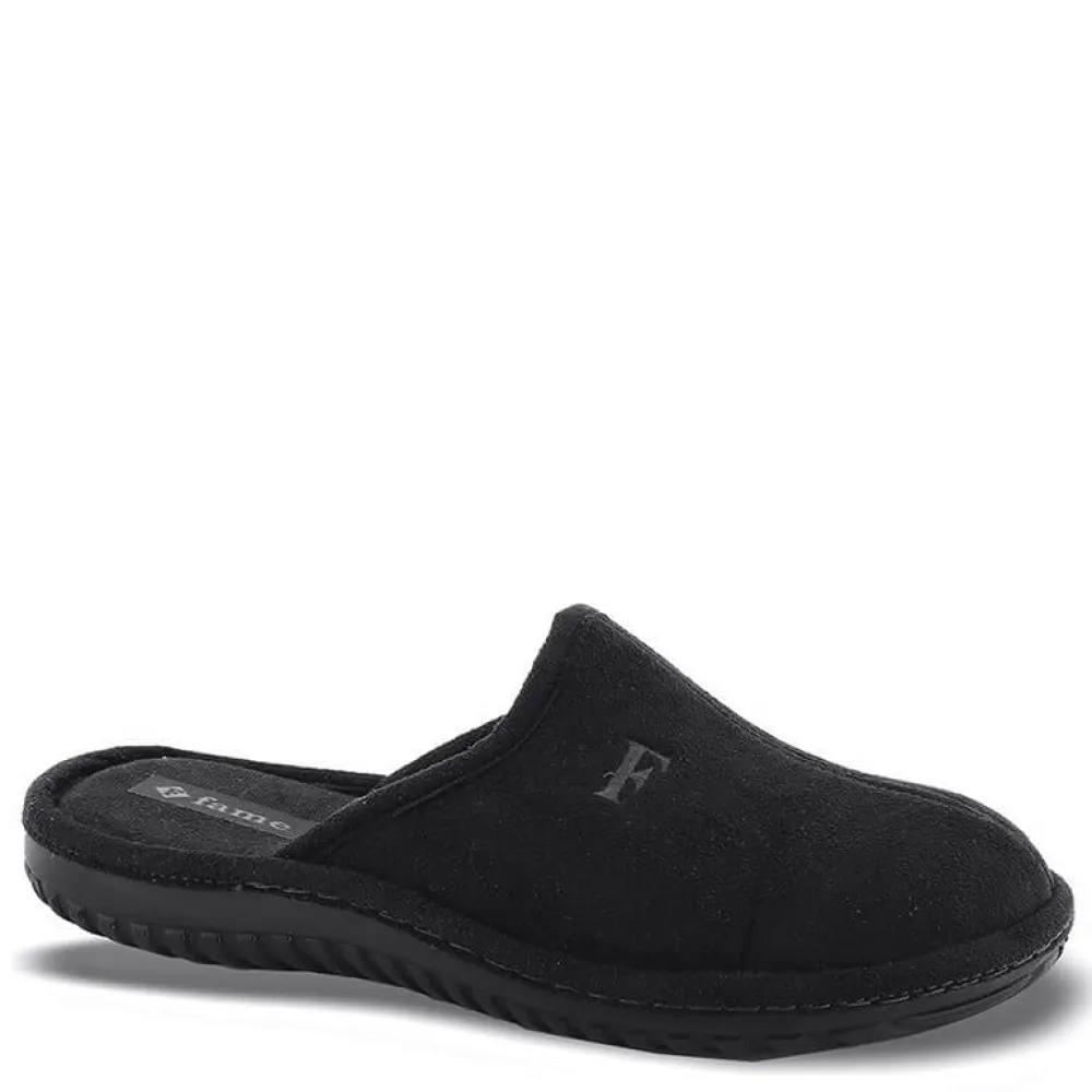 A6656B Ανδρική Παντόφλα FAME Μαύρο A6656B Ανδρική Παντόφλα FAME Μαύρο